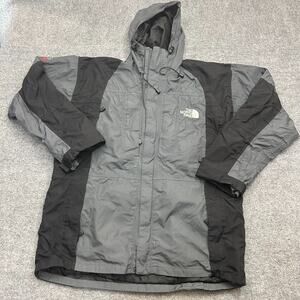 VTG The North Face Mens Jacket 2XL Gray Black Summit Series Goretex XCR